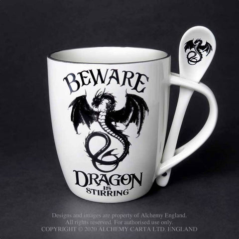 Dragon is Stirring Mug and Spoon set