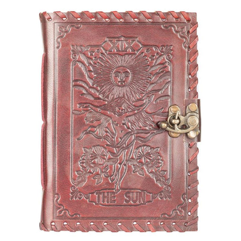 The Sun Tarot Leather Journal