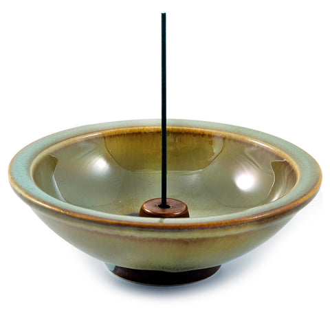Desert Sage - 4.5-inch Round Incense Holder