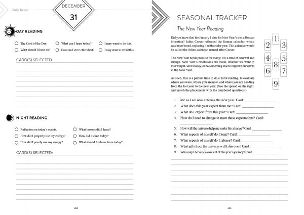 Tarot Tracker: A Year-Long Journey