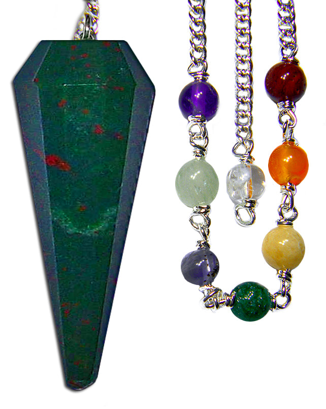 Bloodstone Chakra Pendulum