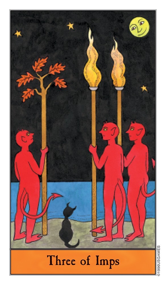 Halloween Tarot in a tin