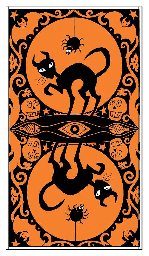 Halloween Tarot in a tin