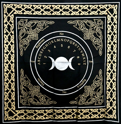 Triple Moon Pendulum Altar Cloth