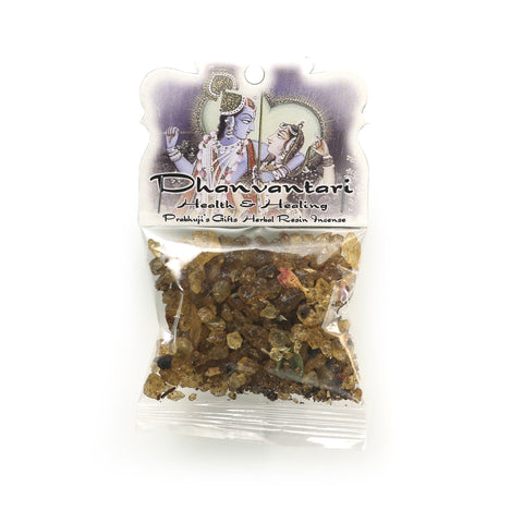 Dhanvantari Resin Incense- Health and Healing