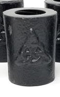 Triquetra Cast Iron Chime Candle Holder