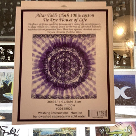 Flower of Life Altar Cloth
