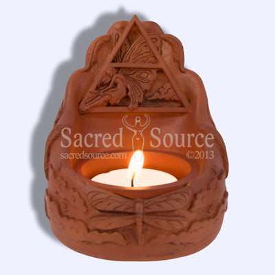 Air Element Altar Piece votive candleholder