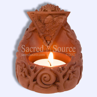 Water Element Sacred Altar Piece votive candleholder