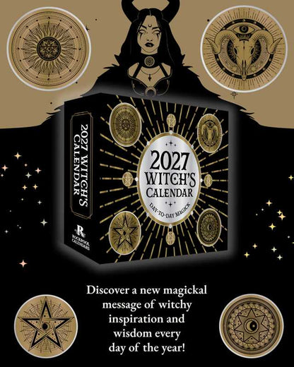 2027 Witch's Day-to-Day Calendar by Flavia  Kate Peters