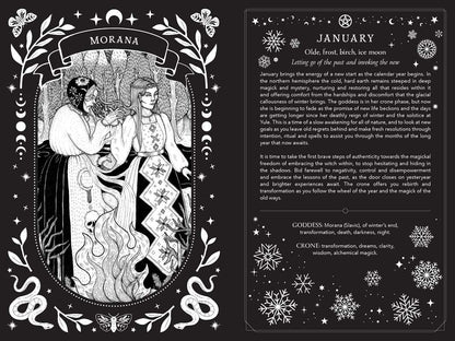 2027 Witch's Diary and Planner Calendar - Northern Hemisphere by Flavia  Kate Peters