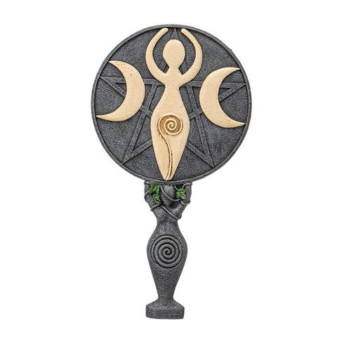 Spiral Goddess Hand Mirror