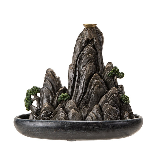 Mountain Scene Backflow Burner