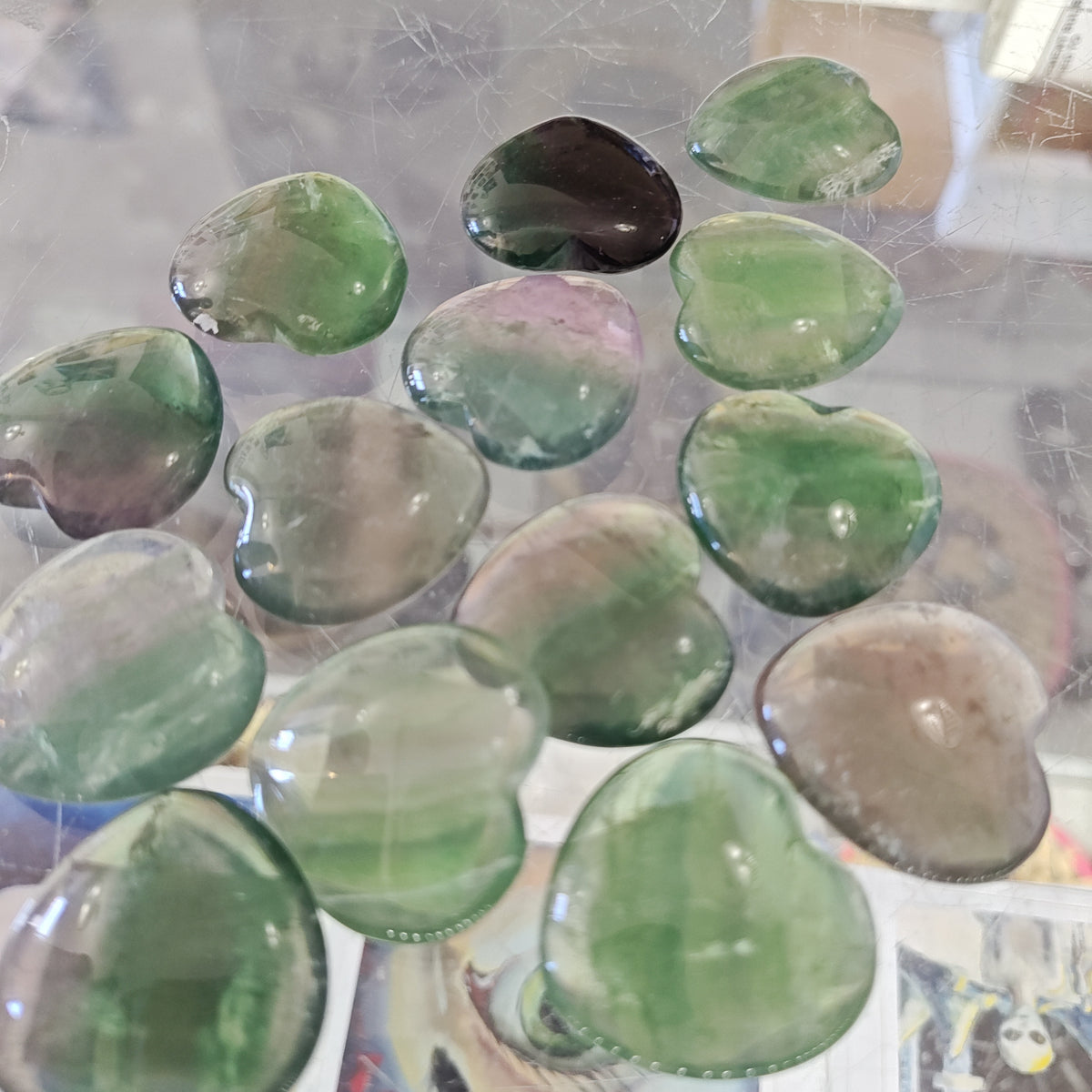 Fluorite Hearts