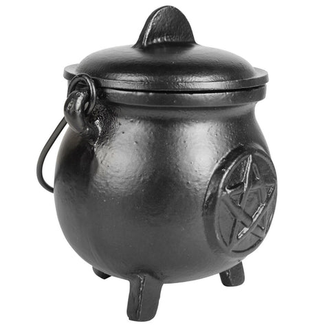 Cast Iron Cauldron Pentacle