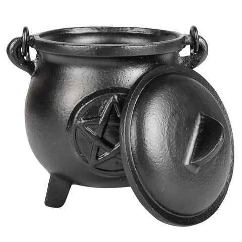 Cast Iron Cauldron Pentacle