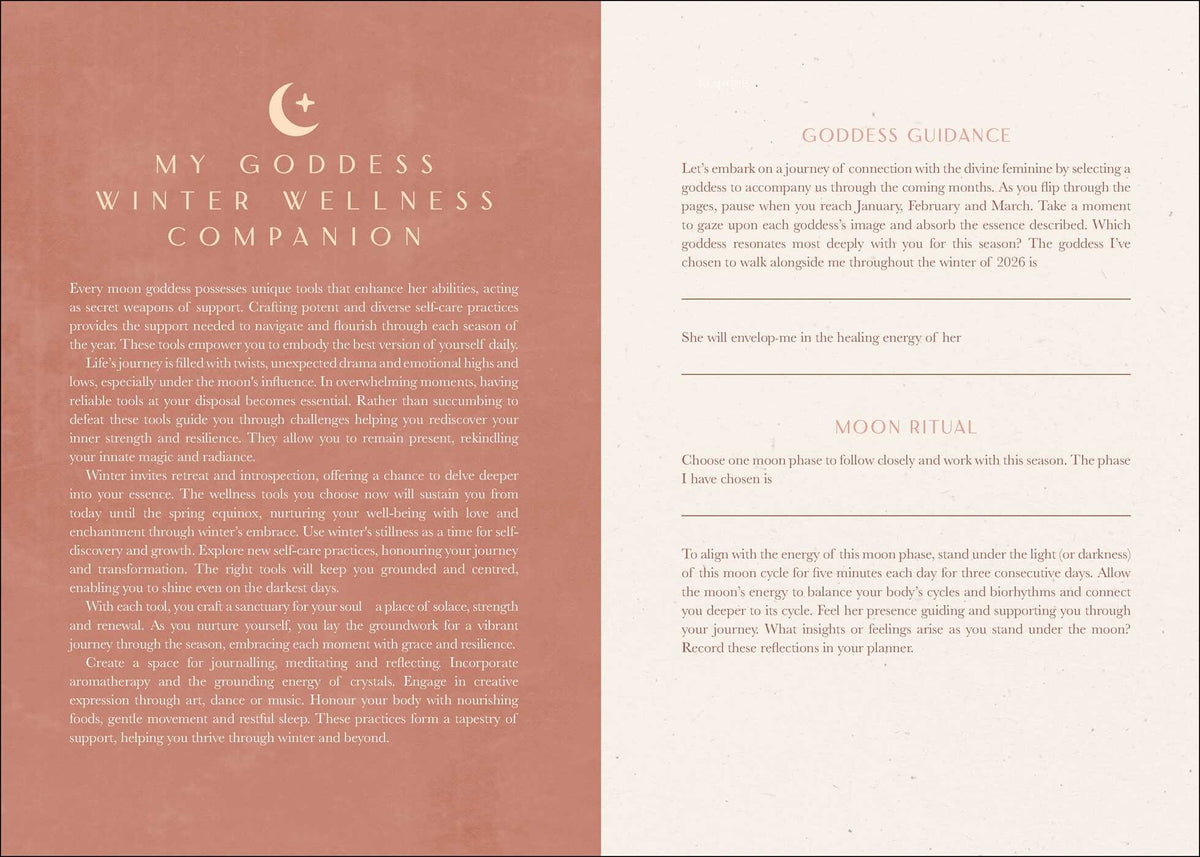 2026 Moon Goddess Planner Calendar