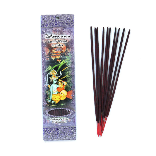 Yamuna Stick Incense/Vanilla, Copal, & Amber
