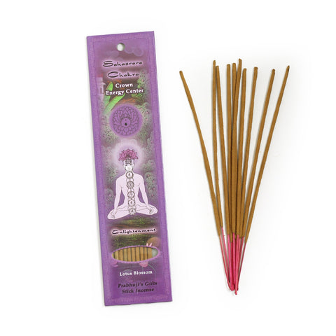Sahasrara (crown) Chakra Stick Incense/Lotus blossom