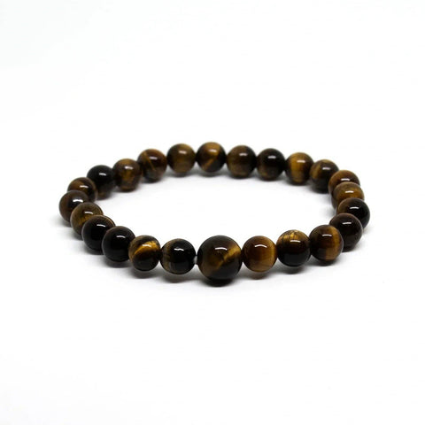 Tiger's Eye Beaded Bracelet - 4mm - Average Wrist