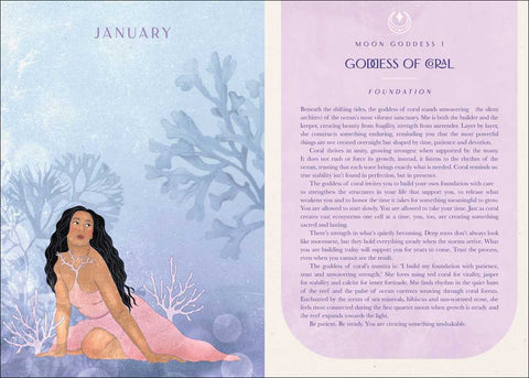 2027 Moon Goddess Planner Calendar - Northern Hemisphere by Nicci  Garaicoa