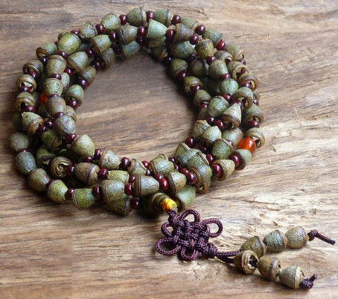 Eucalyptus Pod 108 Bead Mala