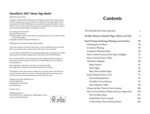 Llewellyn's 2027 Moon Sign Book