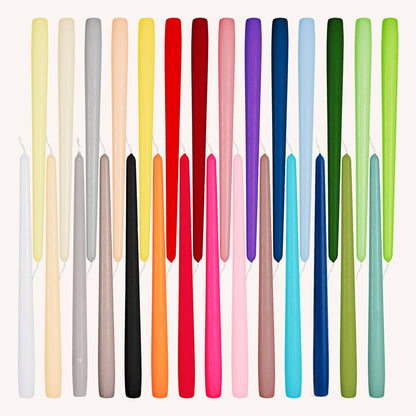 10 Inch Dripless Smokeless Taper Candles 8 Hour Burn 12 Pack