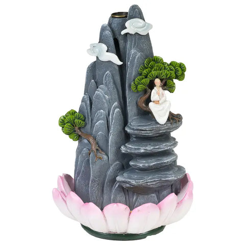 Lotus Mountain Backflow Incense Burner