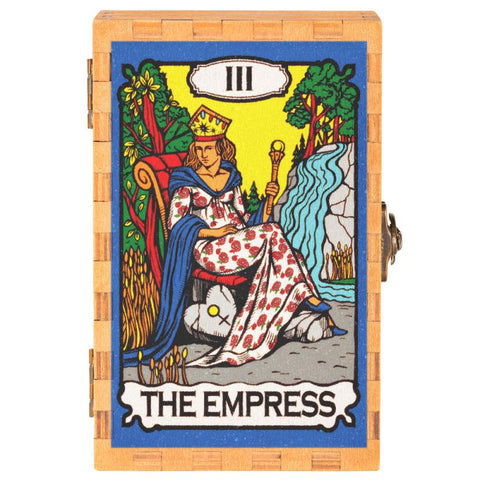 The Empress Wooden Tarot Card Box