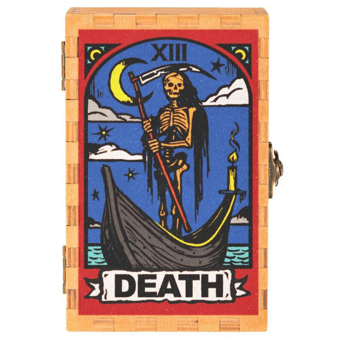 Devil Wooden Tarot Card Box