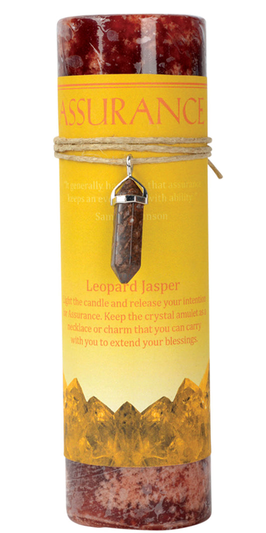 Assurance Crystal Energy Pendant Candle