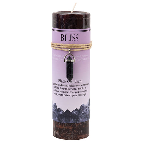 Bliss Crystal Energy Pendant Candle