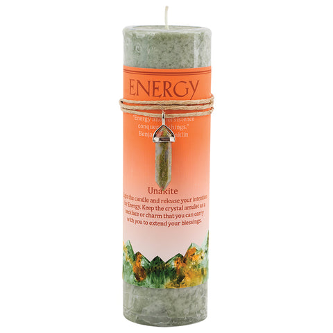 Energy Crystal Energy Pendant Candle