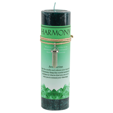 Harmony Crystal Energy Pendant Candle