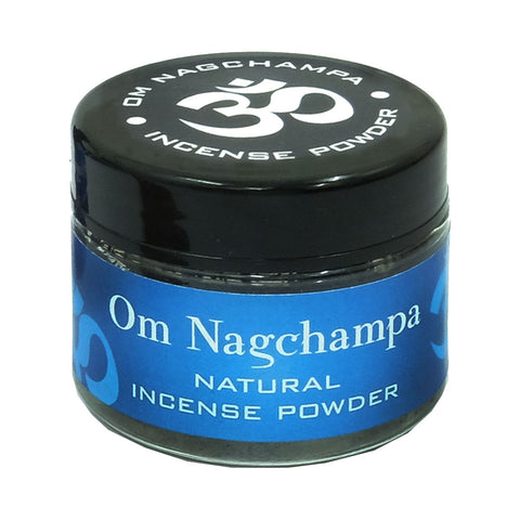 Om Nag Champa Incense Powder 20 gr Jar