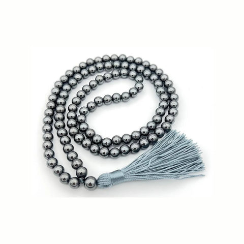 Hematite Zen 108 Bead Mala