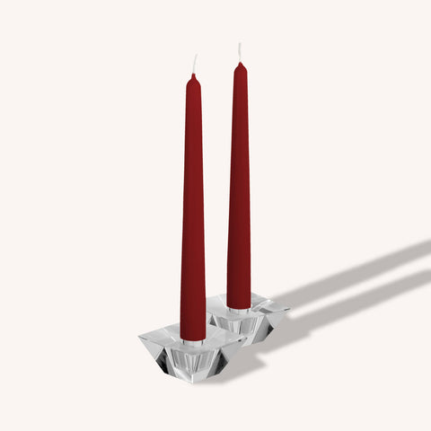10 Inch Dripless Smokeless Taper Candles 8 Hour Burn 12 Pack