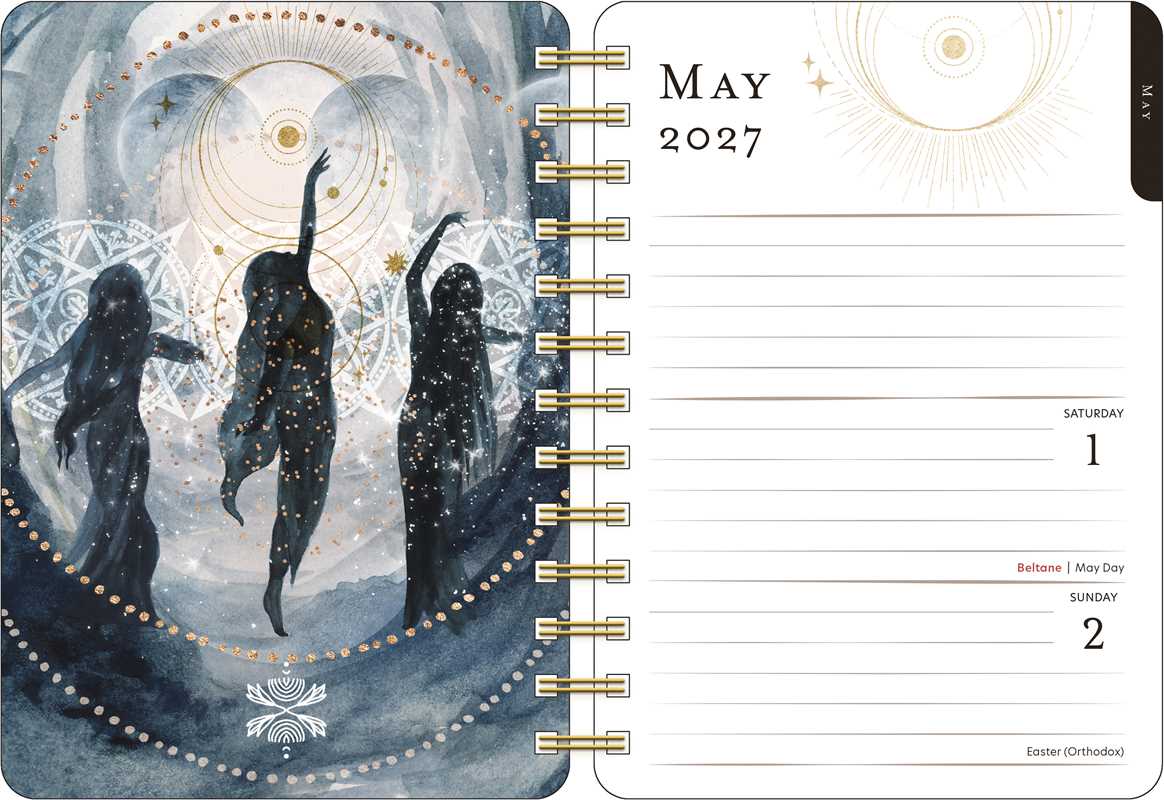Year of the Witch 2027 Weekly Planner Calendar by Temperance  Alden
