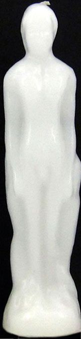 8 inch male image candle White