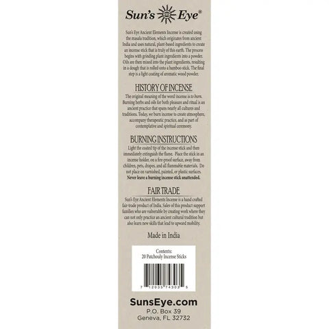 Patchouly Incense