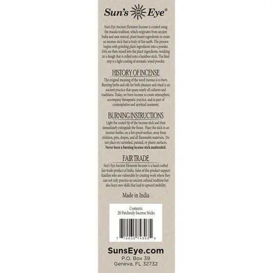 Patchouly Incense