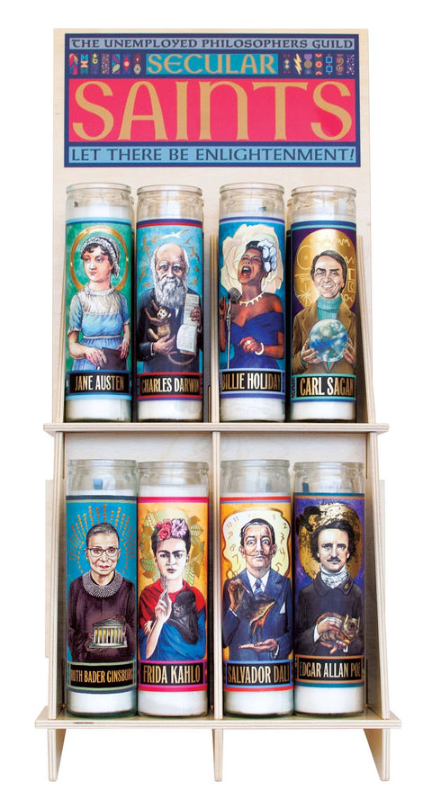 Carl Sagan Secular Saint Candle