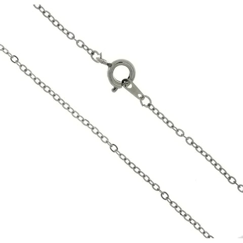 Chain Necklace Cable Silver