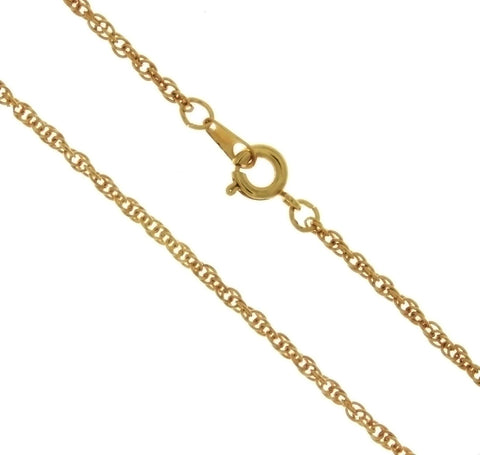Chain Necklace Rope Gold