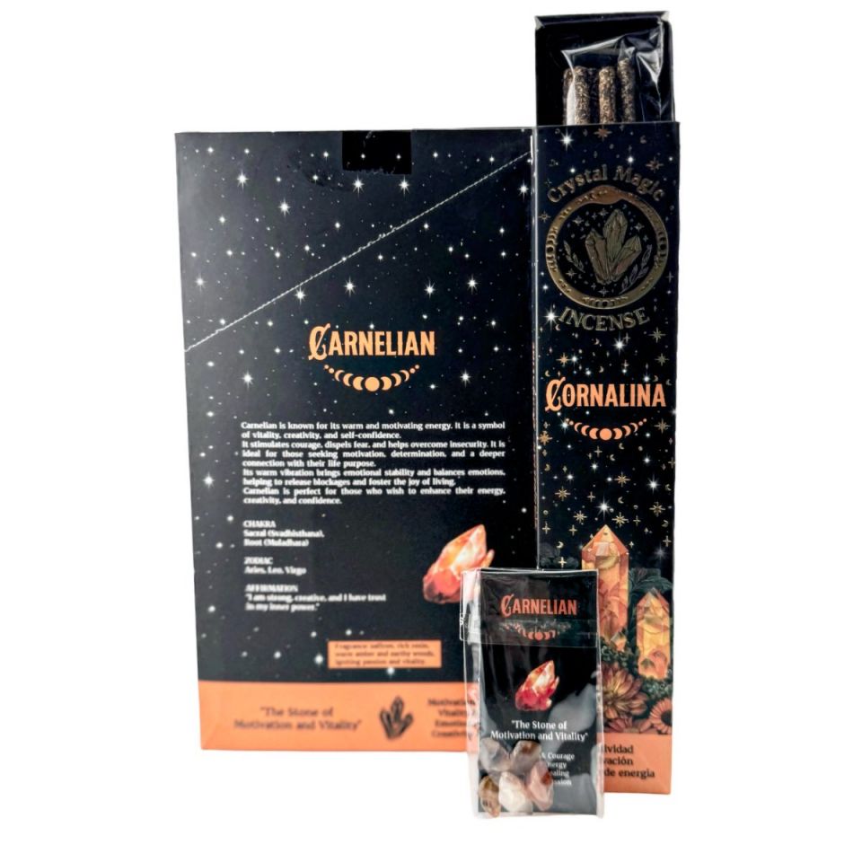 Crystal Magic Carnelian Incense Sticks