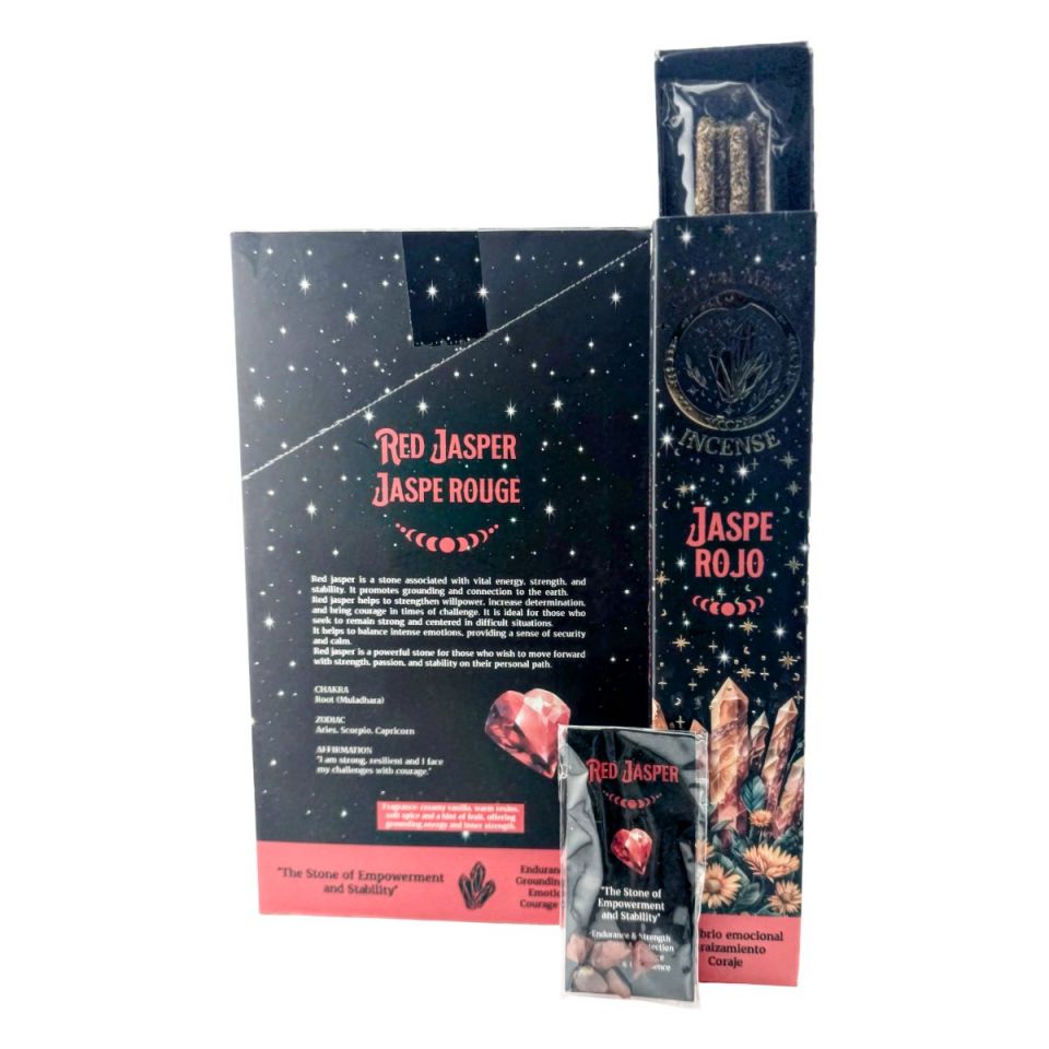 Crystal Magic Red Jasper Incense Sticks