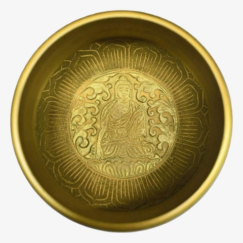 Tree of Life Yellow Singing Bowl