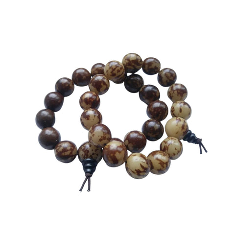 Buri Palm Nut Beaded Bracelet - Wrist Mala