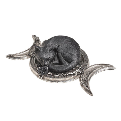 Triple Moon Black Cat Ornament